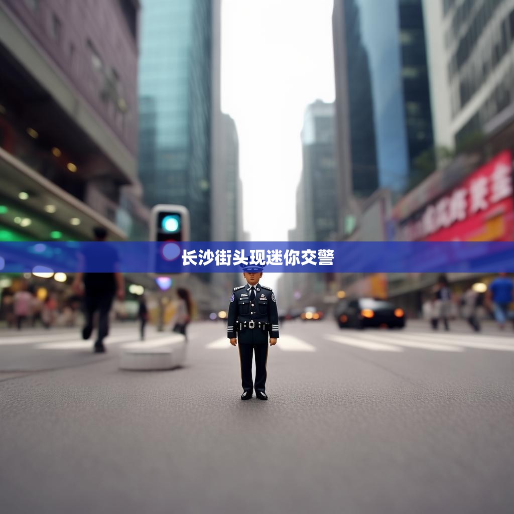 长沙街头现迷你交警
