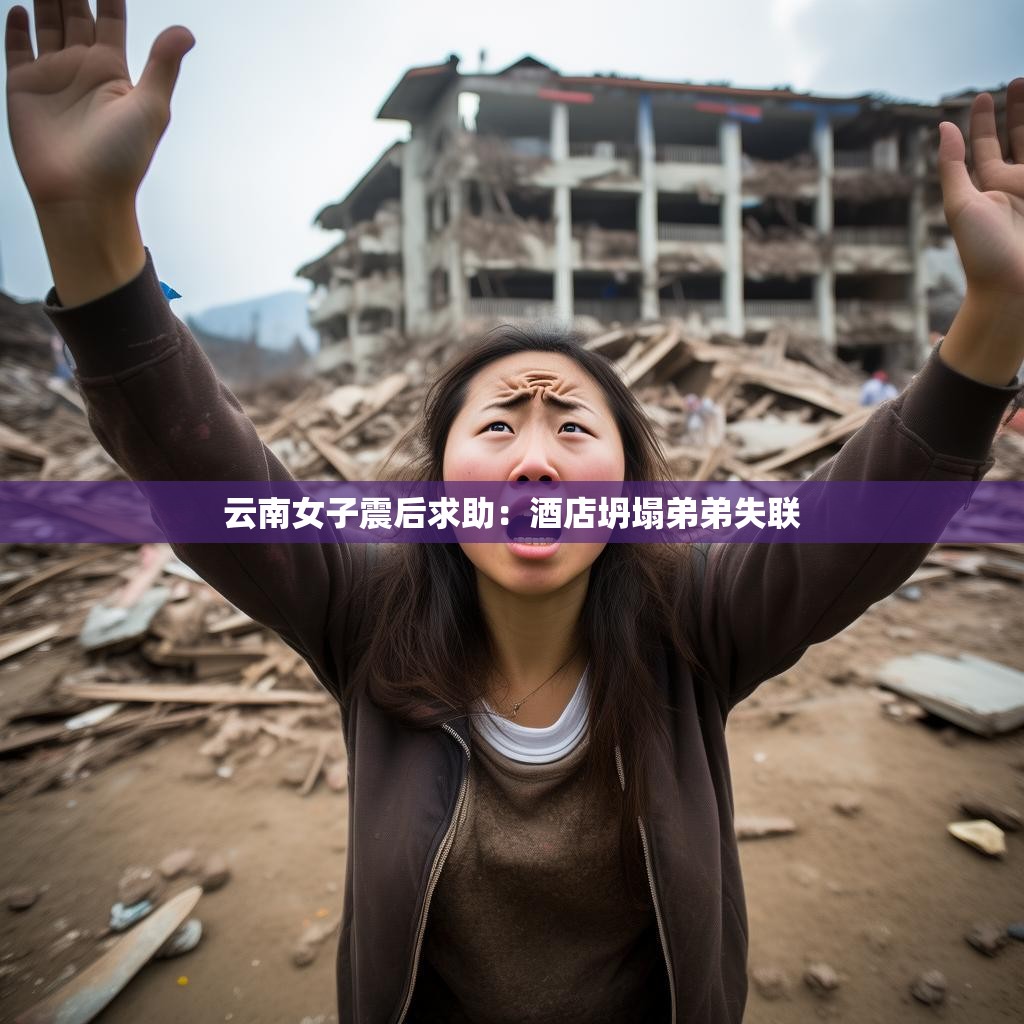 云南地震：女子求助，酒店坍塌弟弟失联