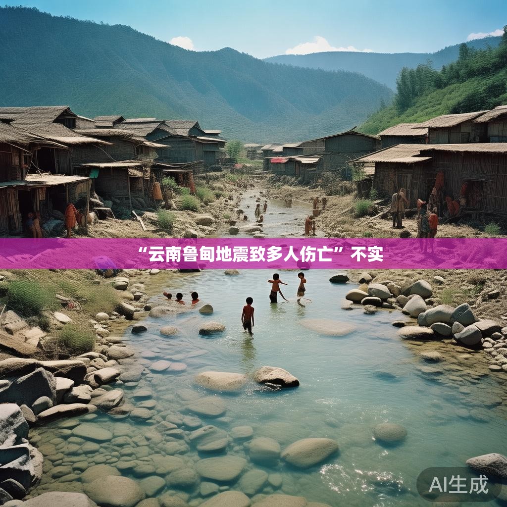 “云南鲁甸地震致多人伤亡”不实