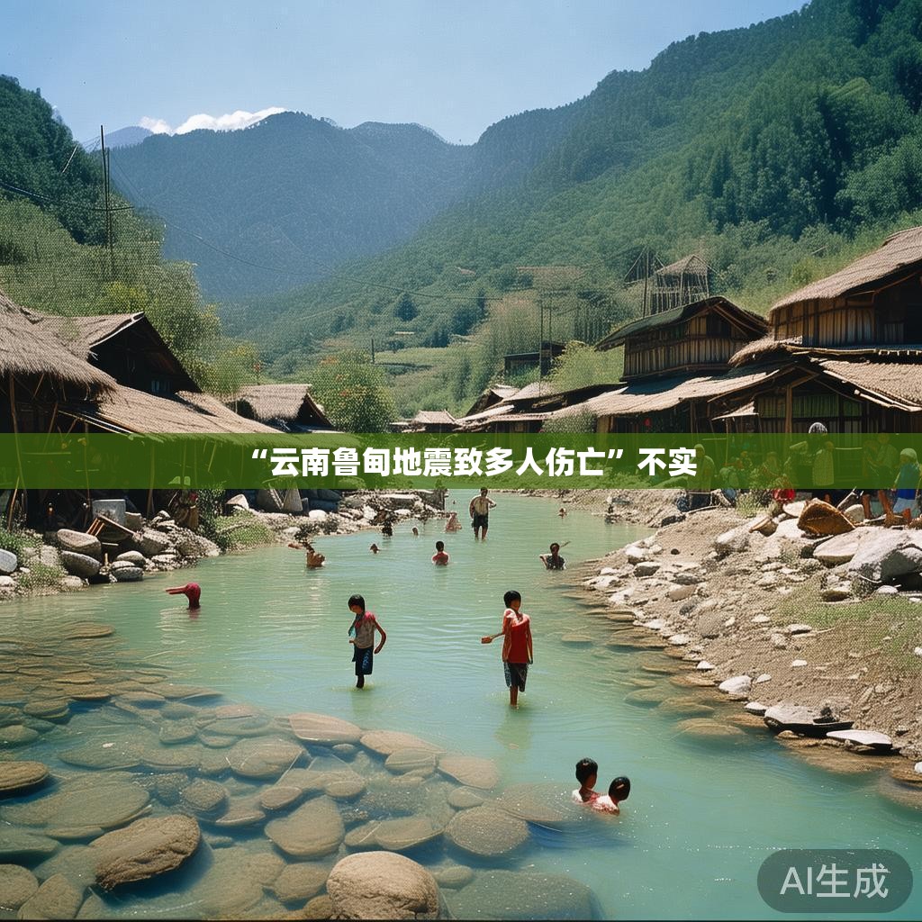 “云南鲁甸地震致多人伤亡”不实