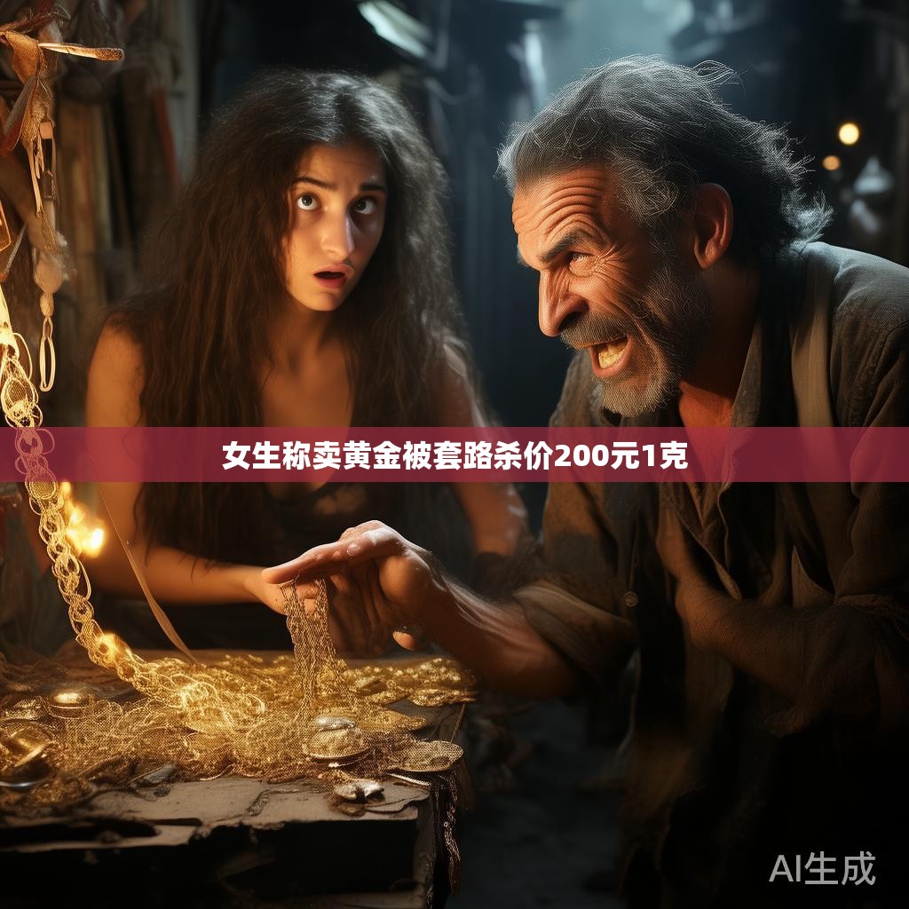 女生称卖黄金被套路杀价200元1克