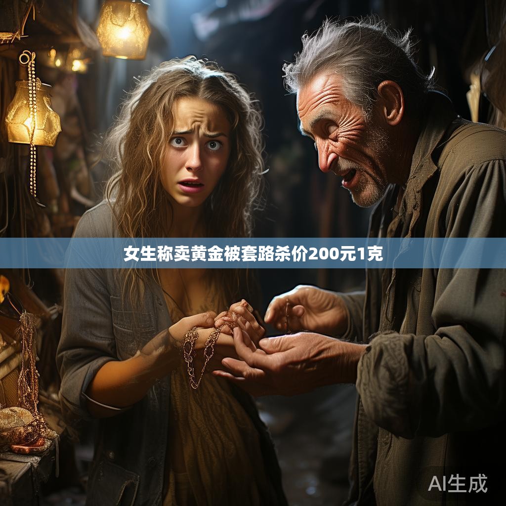 女生称卖黄金被套路杀价200元1克